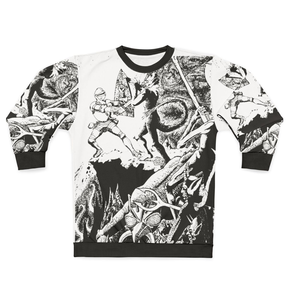 Paladin in Hell Dungeons and Dragons Sweatshirt