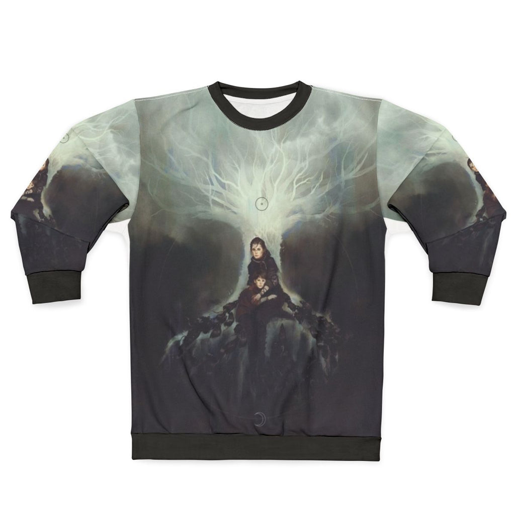 A Plague Tale Requiem Sweatshirt featuring the game's characters and logo