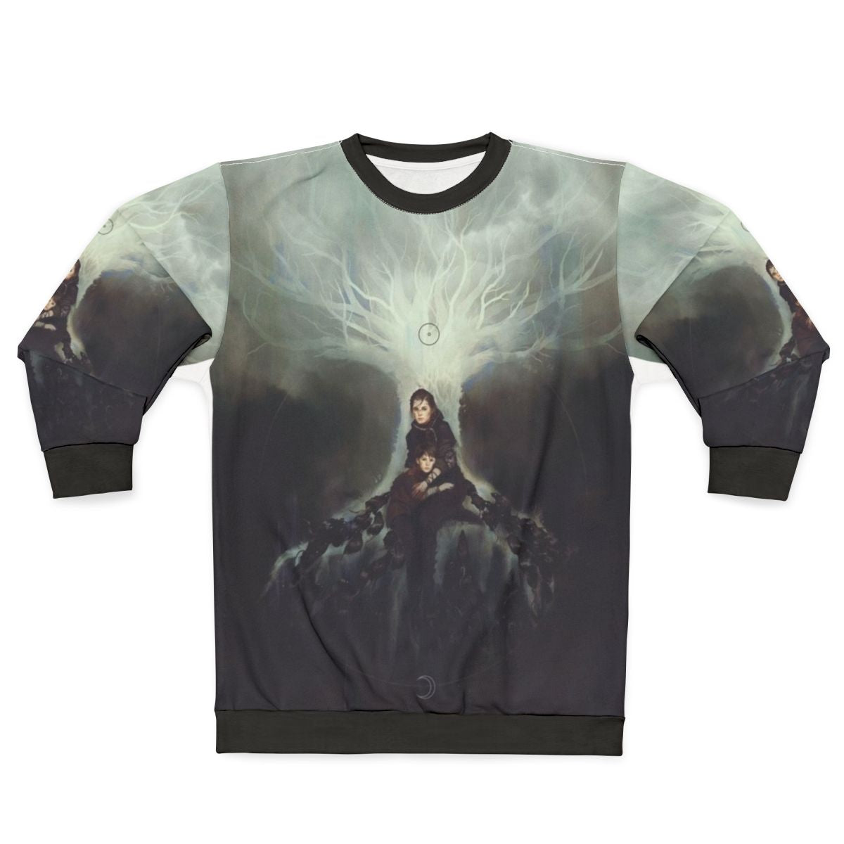 A Plague Tale Requiem Sweatshirt featuring the game's characters and logo