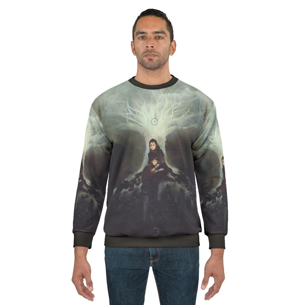 A Plague Tale Requiem Sweatshirt featuring the game's characters and logo