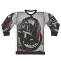 Portrait Sweatshirt with Trendy Graphic Design