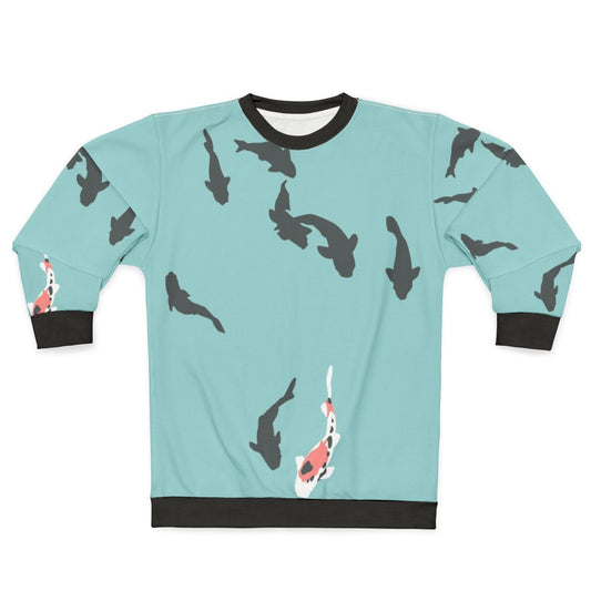 A Silent Voice Koi Fish Sweatshirt with Minimal Anime & Manga Design