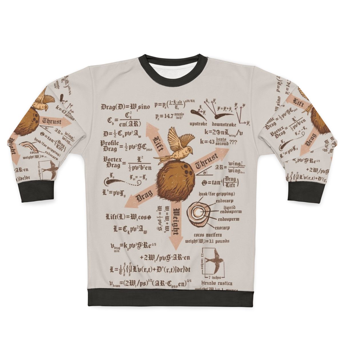 "Monty Python 'The Weight Ratios of Holy Grail' Sweatshirt"
