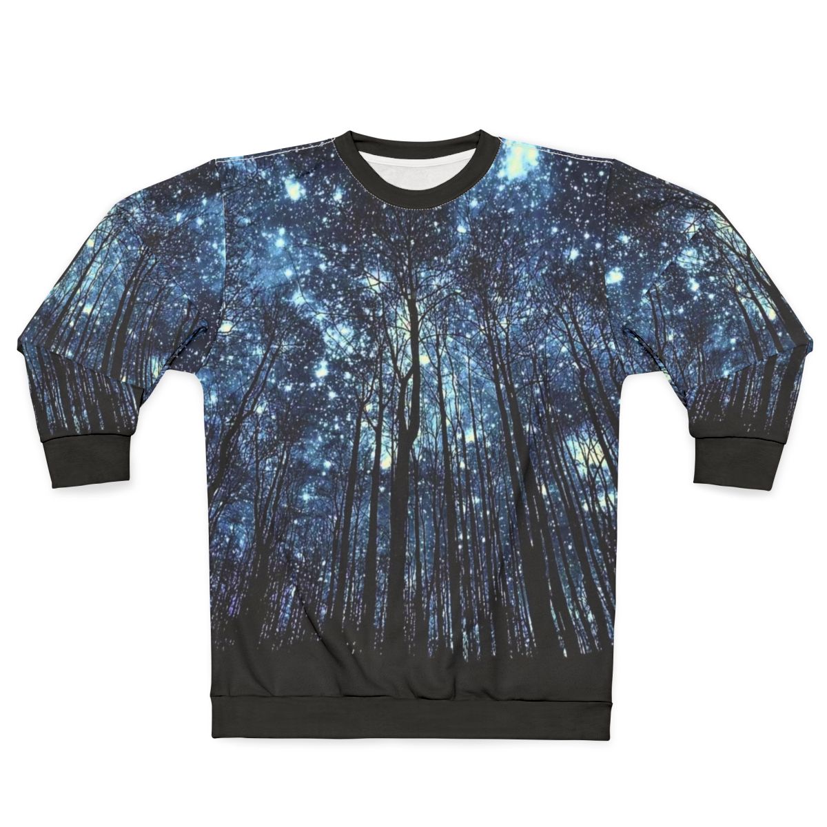 Cosmic star pattern sweatshirt