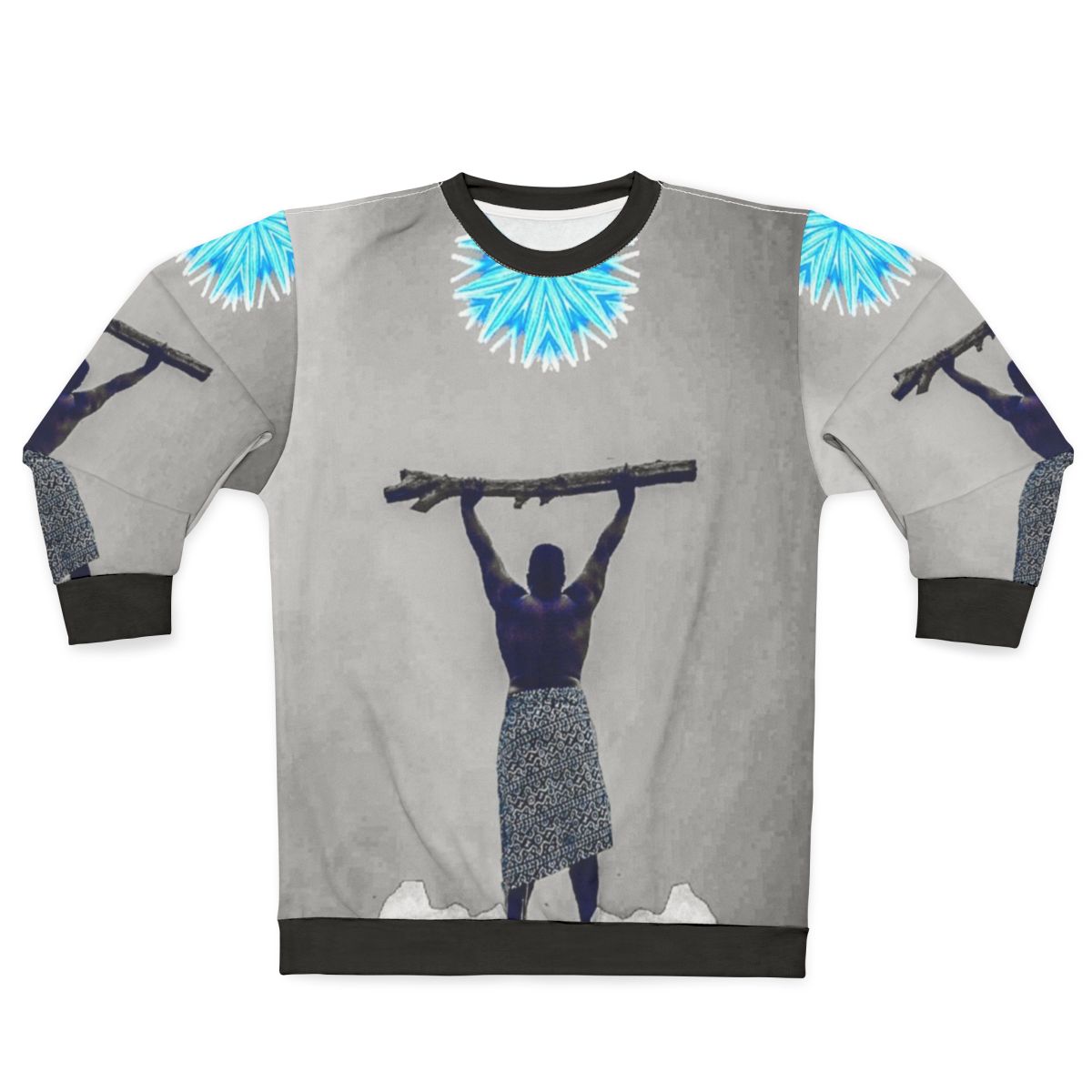Celestial star sweatshirt with cosmic galaxy design