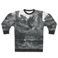 Gustave Dore inspired sweatshirt featuring a voyage to the moon design
