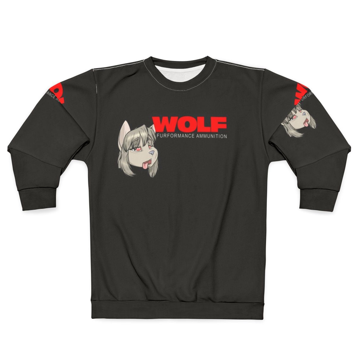 Woolf Sweatshirt with Graphic Design of Wolf
