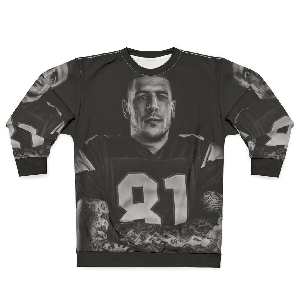 Aaron Hernandez NFL Football Sweatshirt