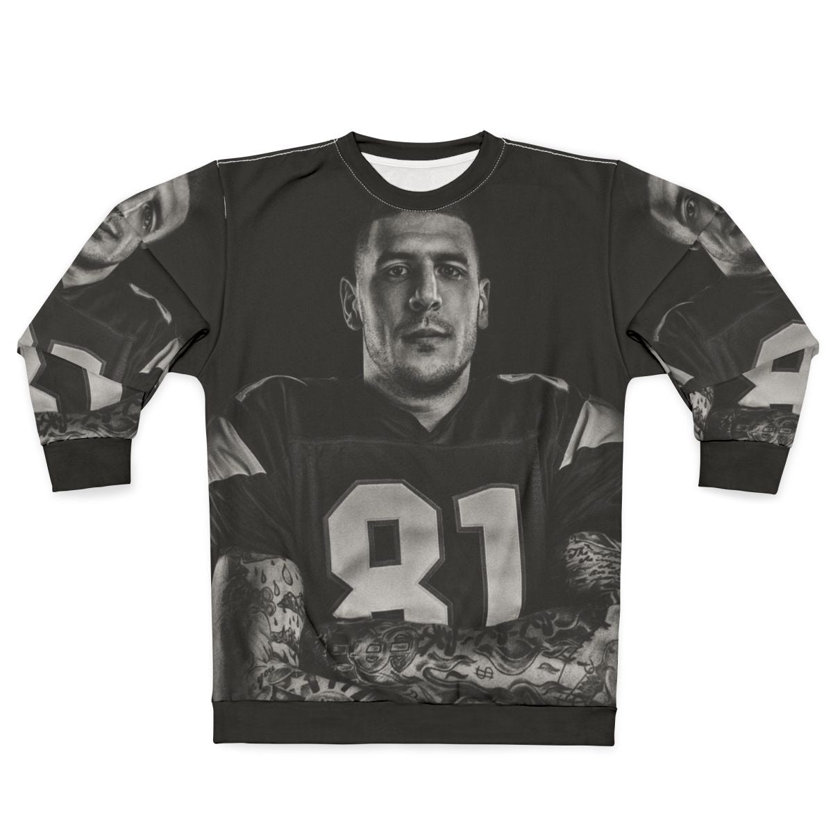 Aaron Hernandez NFL Football Sweatshirt