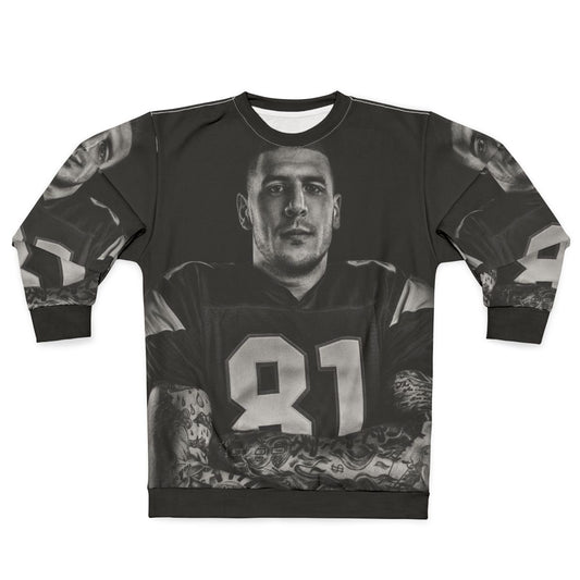 Aaron Hernandez NFL Football Sweatshirt