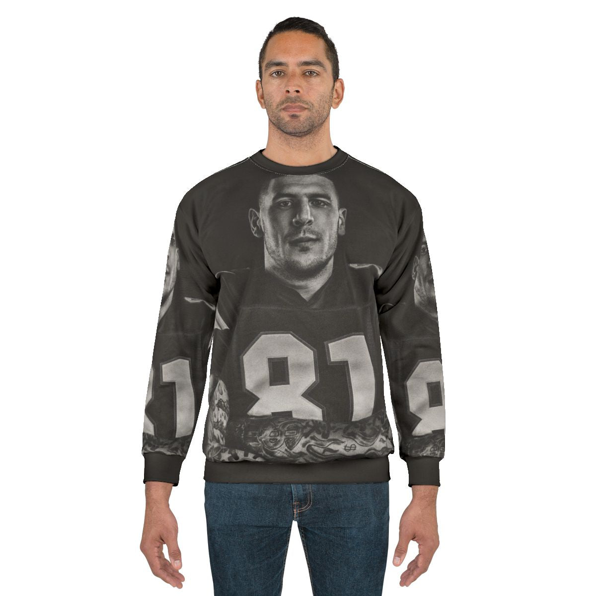 Aaron Hernandez NFL Football Sweatshirt