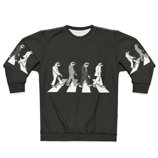 Abbey Road Sloth Parody Women's Sweatshirt