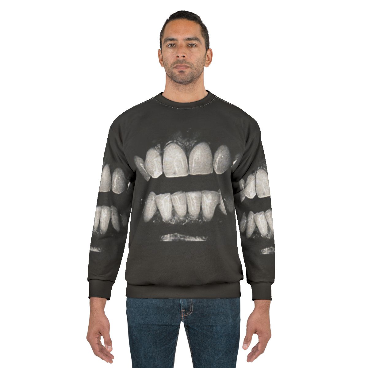 Filthy gothic industrial sweatshirt with dark and alternative design