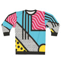 Abstract 80s Memphis Pop Art Graphics Sweatshirt