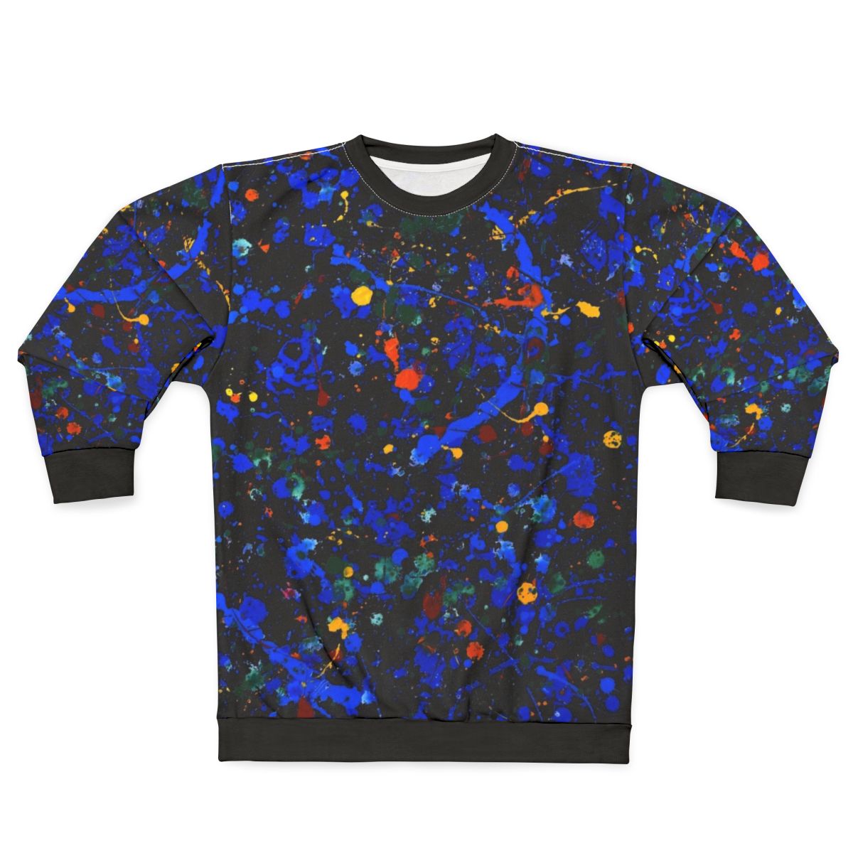 Abstract 909 Pollock-inspired sweatshirt