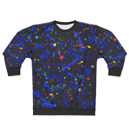 Abstract 909 Pollock-inspired sweatshirt