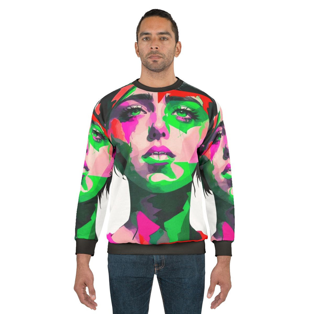 Billie Eilish abstract minimalist sweatshirt