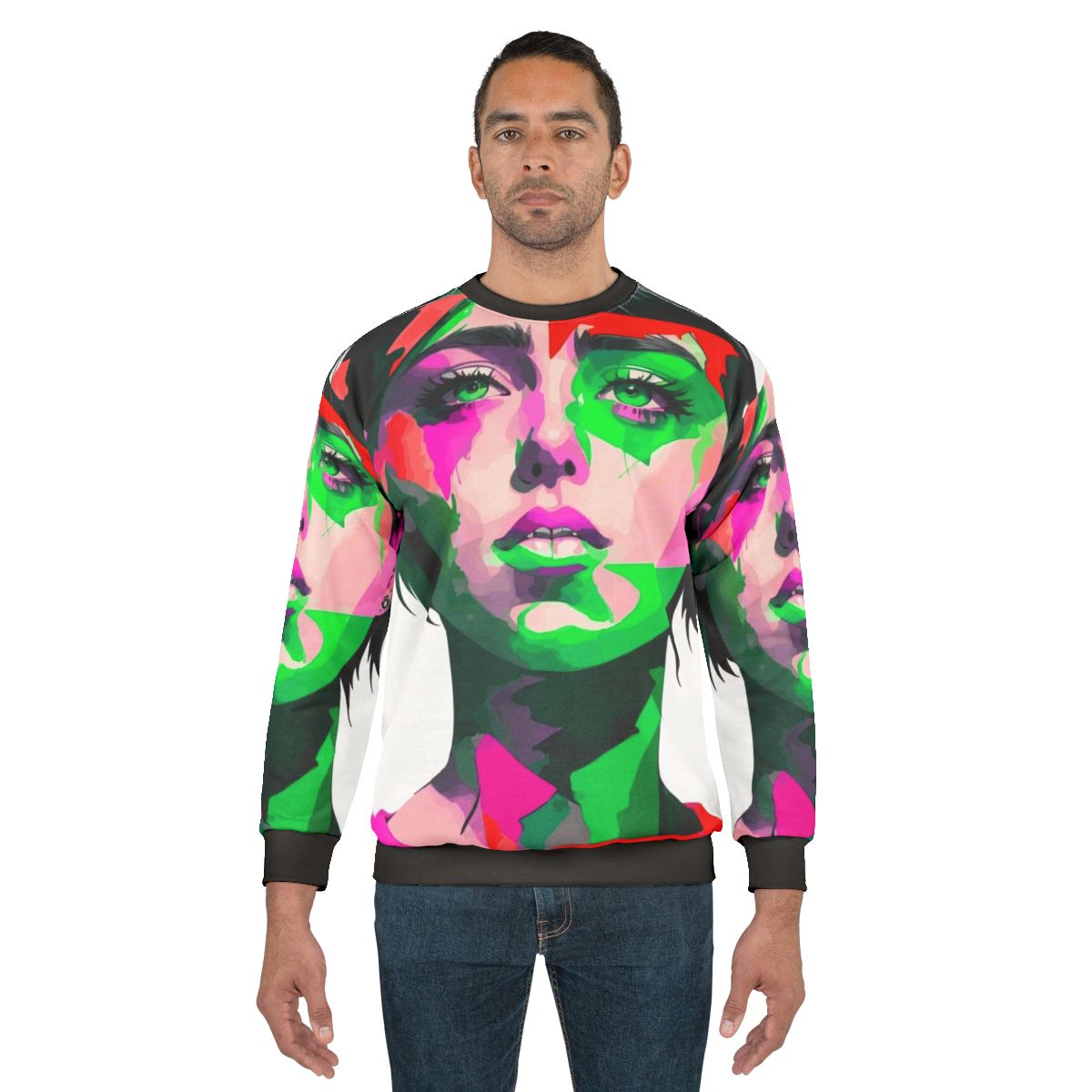 Billie Eilish abstract minimalist sweatshirt