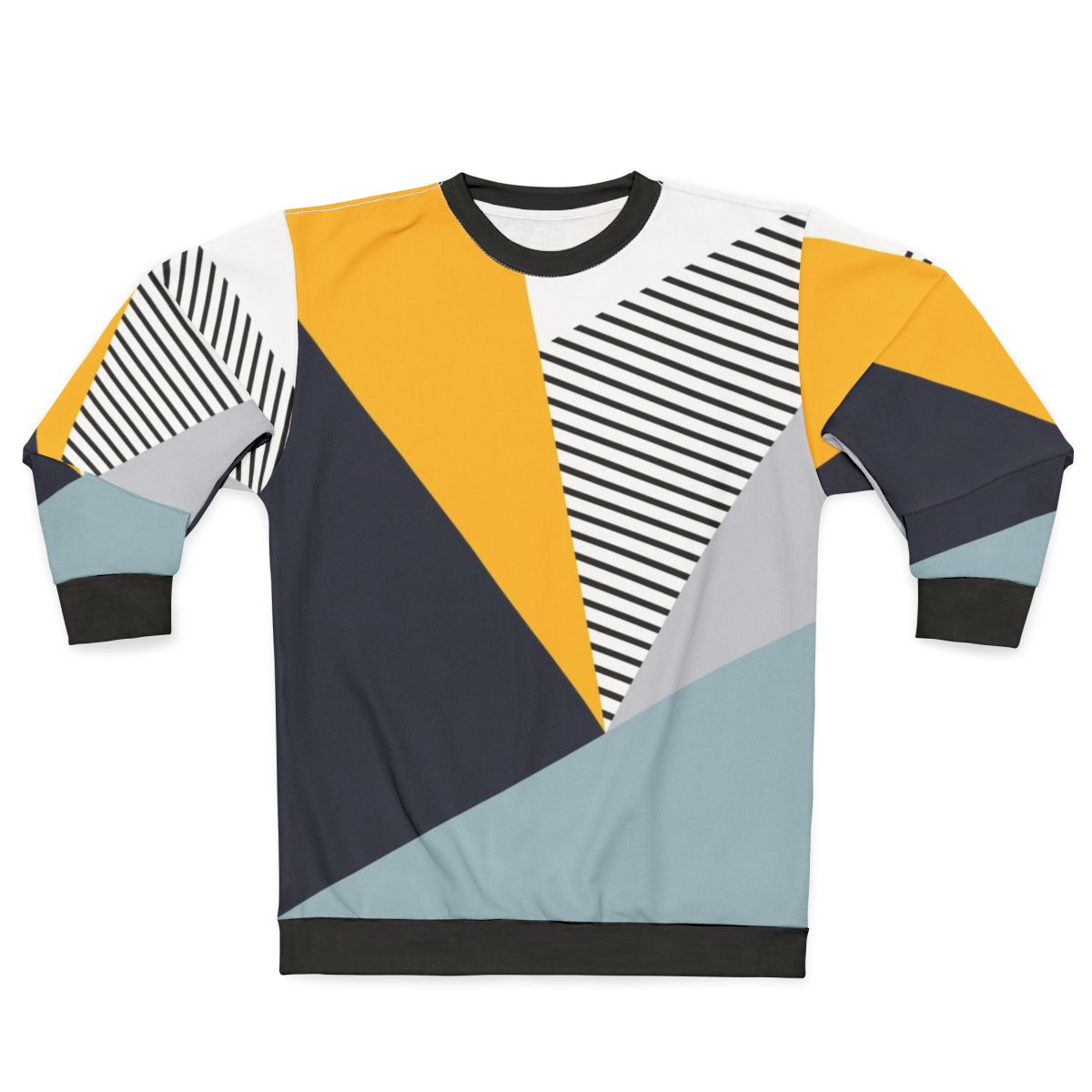 Colorful abstract geometric design sweatshirt