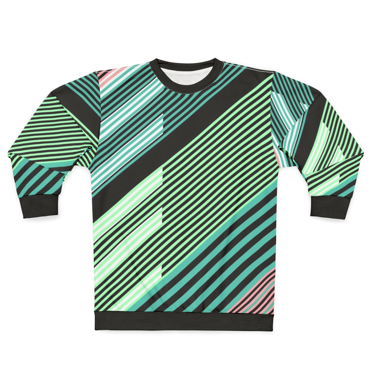 Abstract Striped Island Sweatshirt