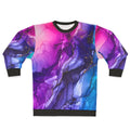 Vibrant rainbow ombre abstract sweatshirt