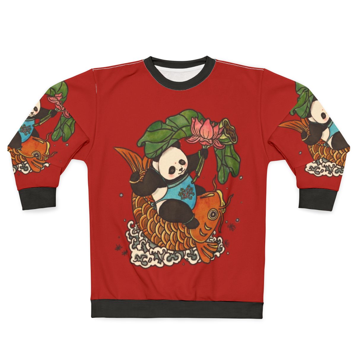 Vintage Chinese New Year Koi Fish Sweatshirt