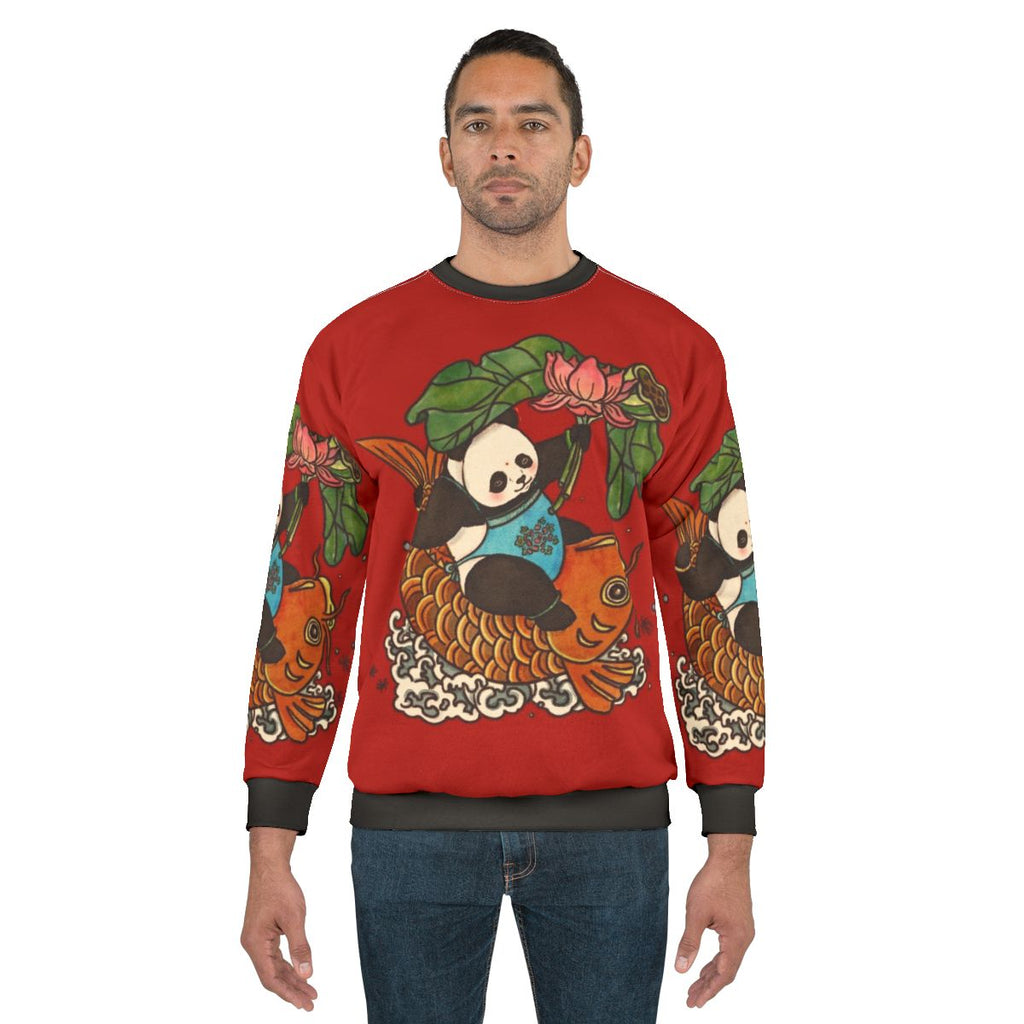 Vintage Chinese New Year Koi Fish Sweatshirt