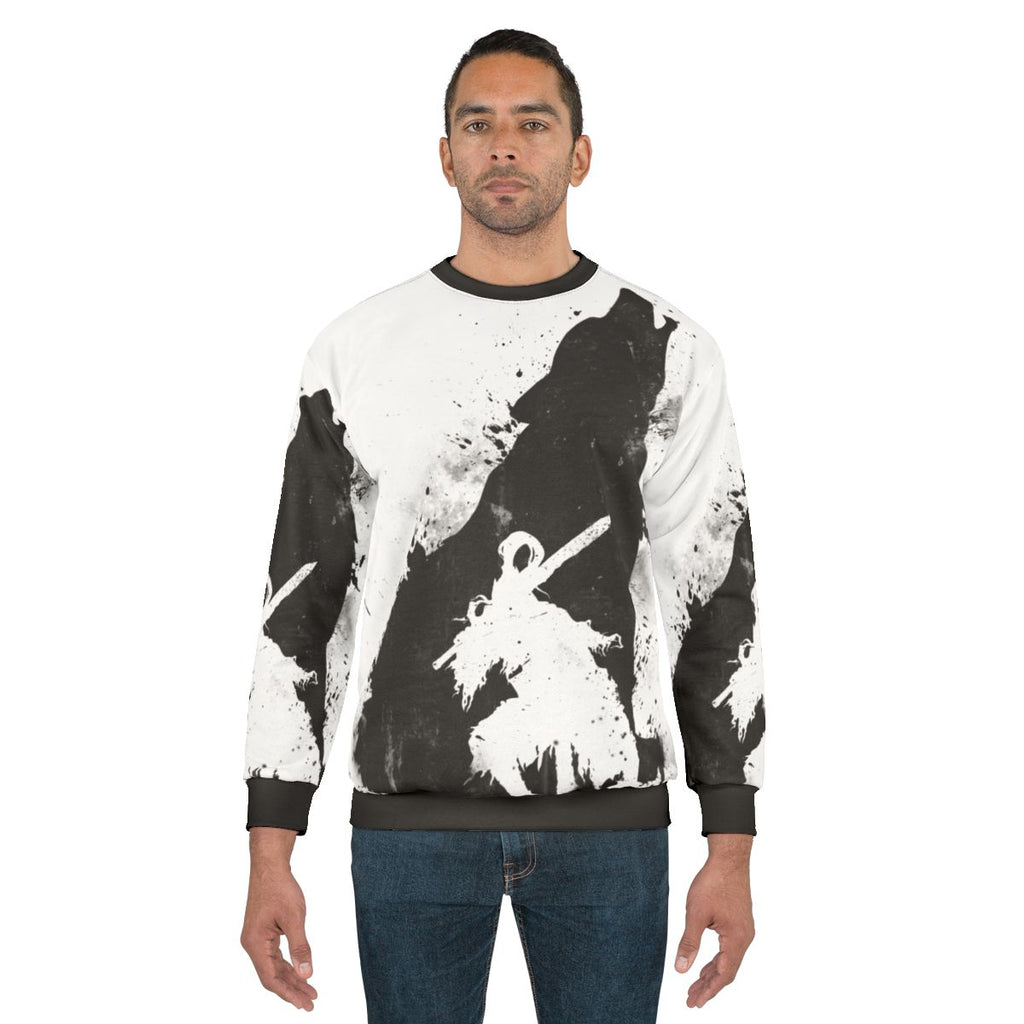 Abyss Warrior Dark Souls Inspired Black Sweatshirt