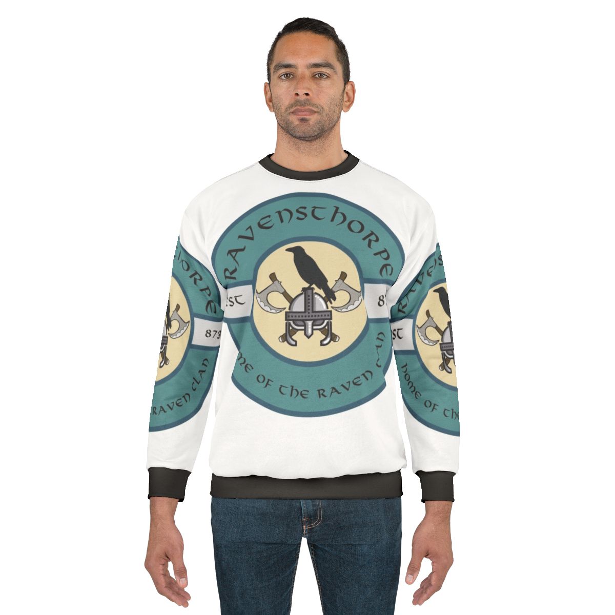 Assassin's Creed Valhalla Ravensthorpe Sweatshirt featuring Eivor the Viking