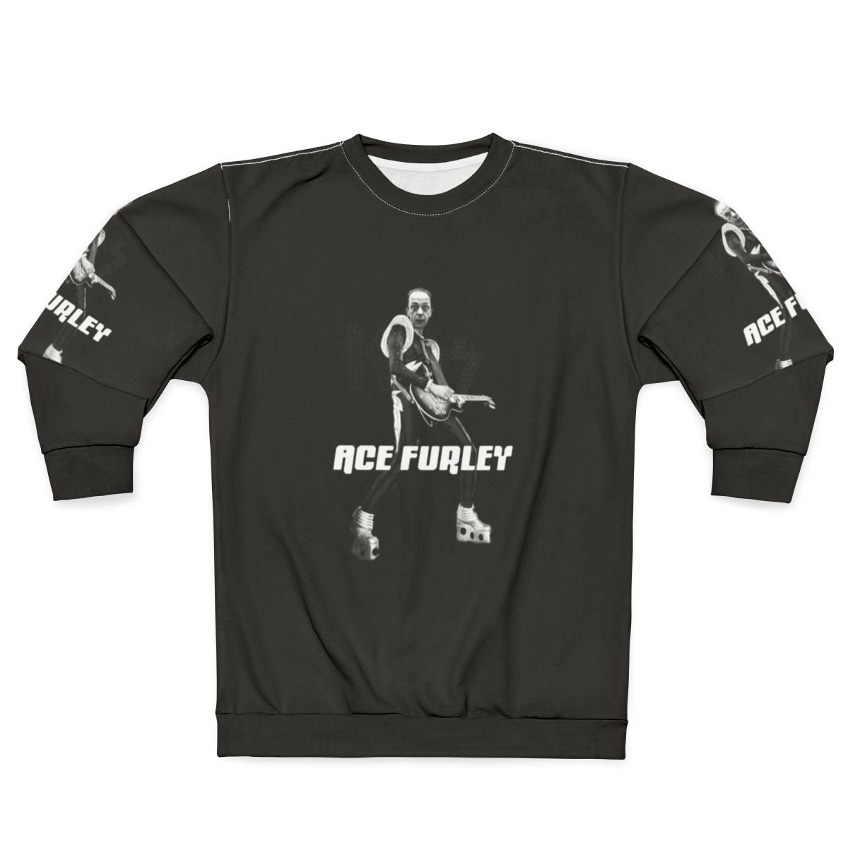 Ace Furley Sweatshirt featuring a guitar design