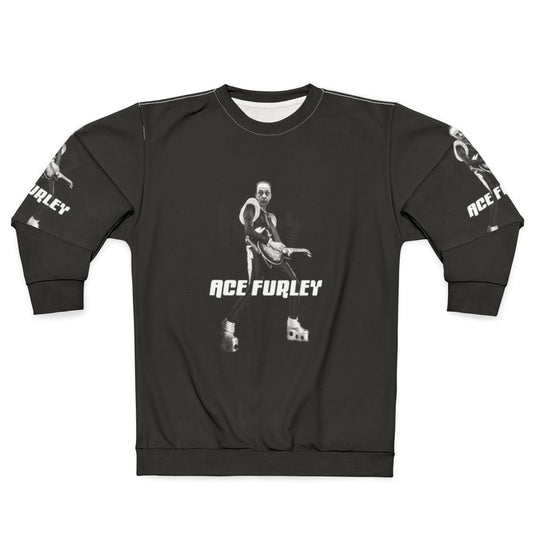 Ace Furley Sweatshirt featuring a guitar design