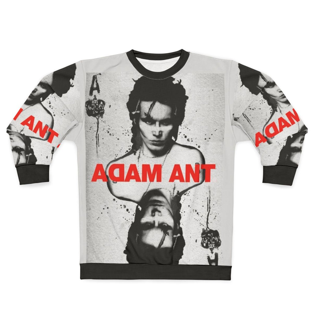 Adam Ant playing card punk rock sweatshirt