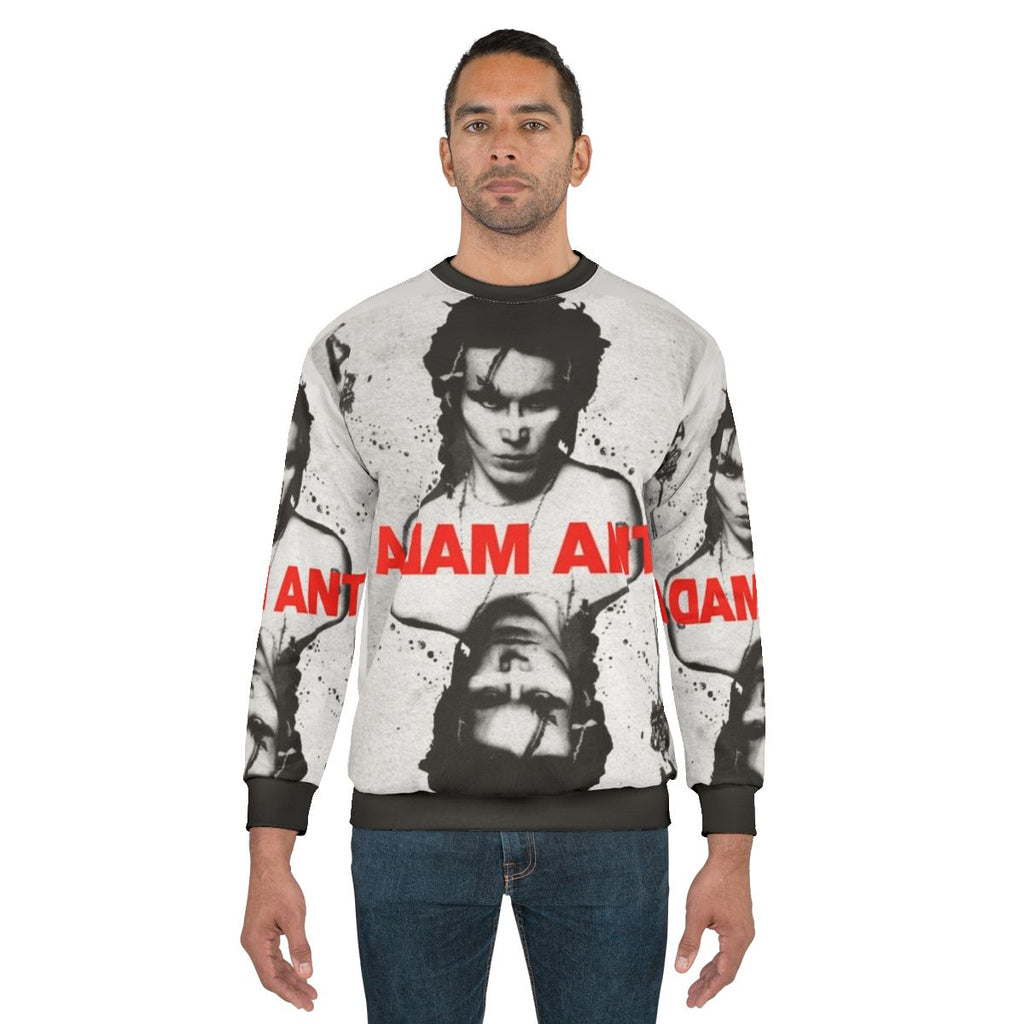 Adam Ant playing card punk rock sweatshirt