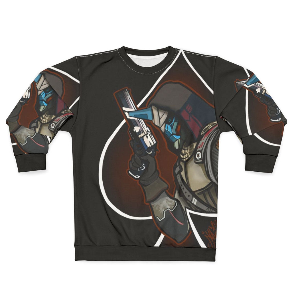 Ace of Cayde Sweatshirt featuring Cayde-Six from Destiny 2