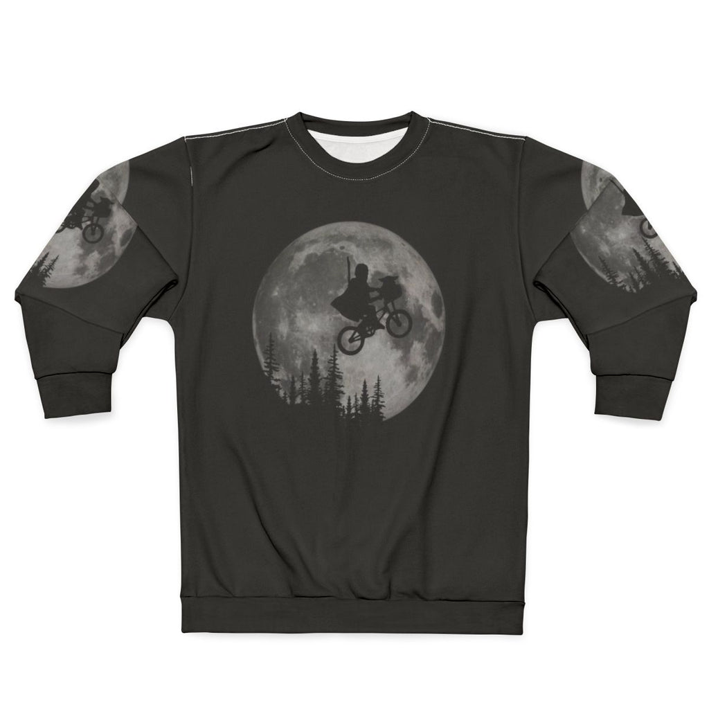 Across The Moon With The Child Sweatshirt, 80s movie, et the extra terrestrial