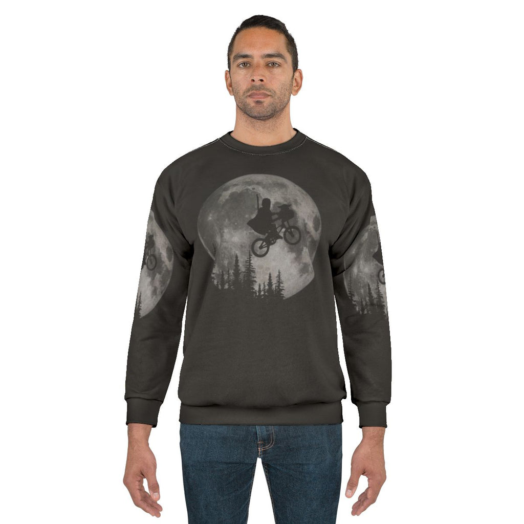 Across The Moon With The Child Sweatshirt, 80s movie, et the extra terrestrial