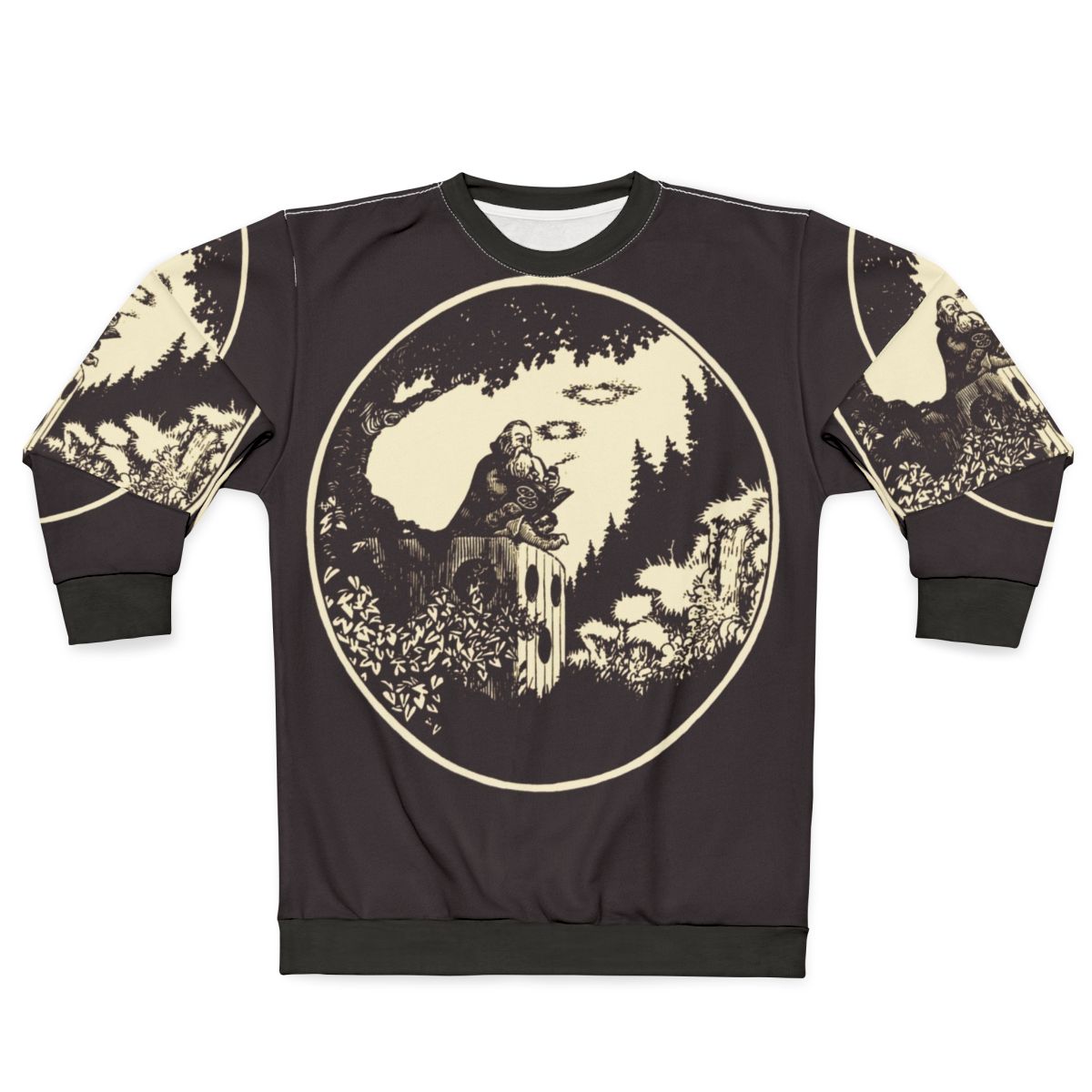 Vintage AD&D Wizard Sweatshirt with fantasy design