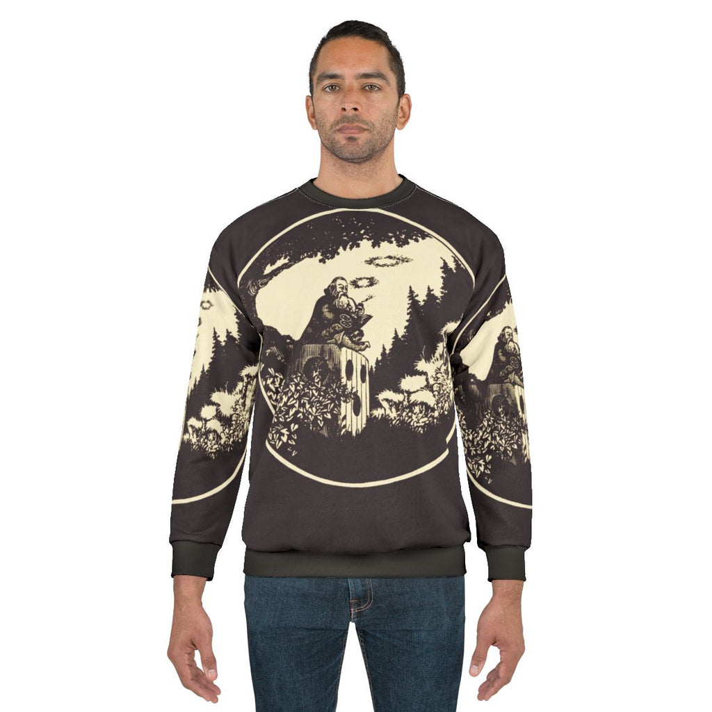 Vintage AD&D Wizard Sweatshirt with fantasy design