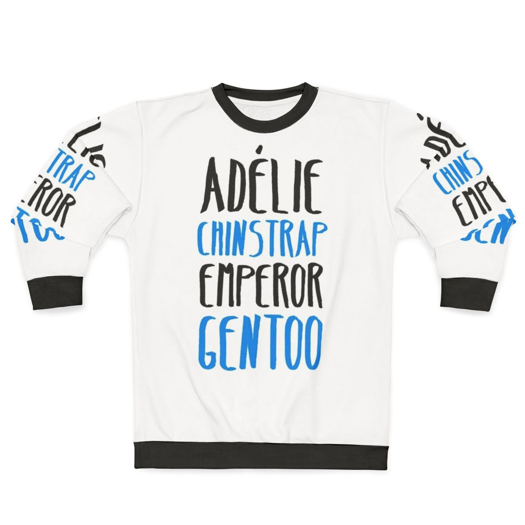 Adélie, Chinstrap, Emperor & Gentoo Penguins Sweatshirt