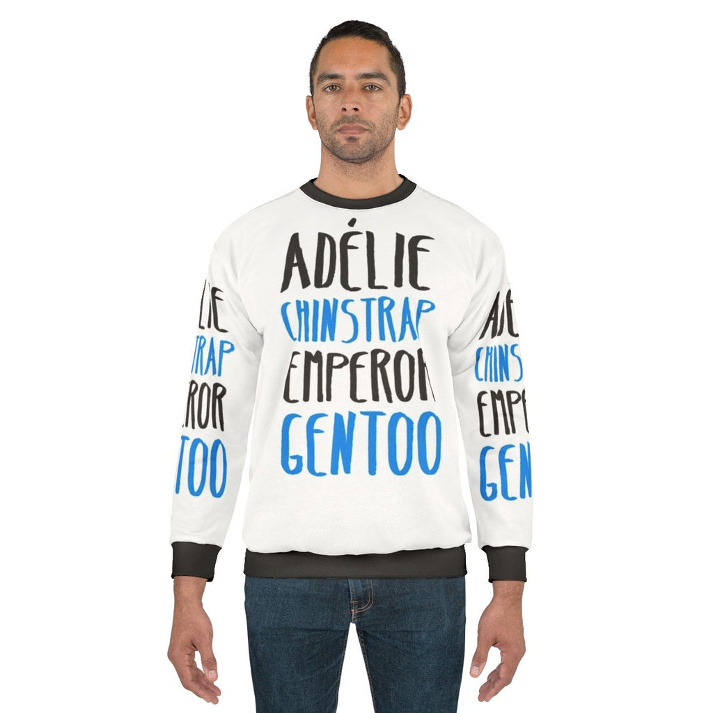 Adélie, Chinstrap, Emperor & Gentoo Penguins Sweatshirt