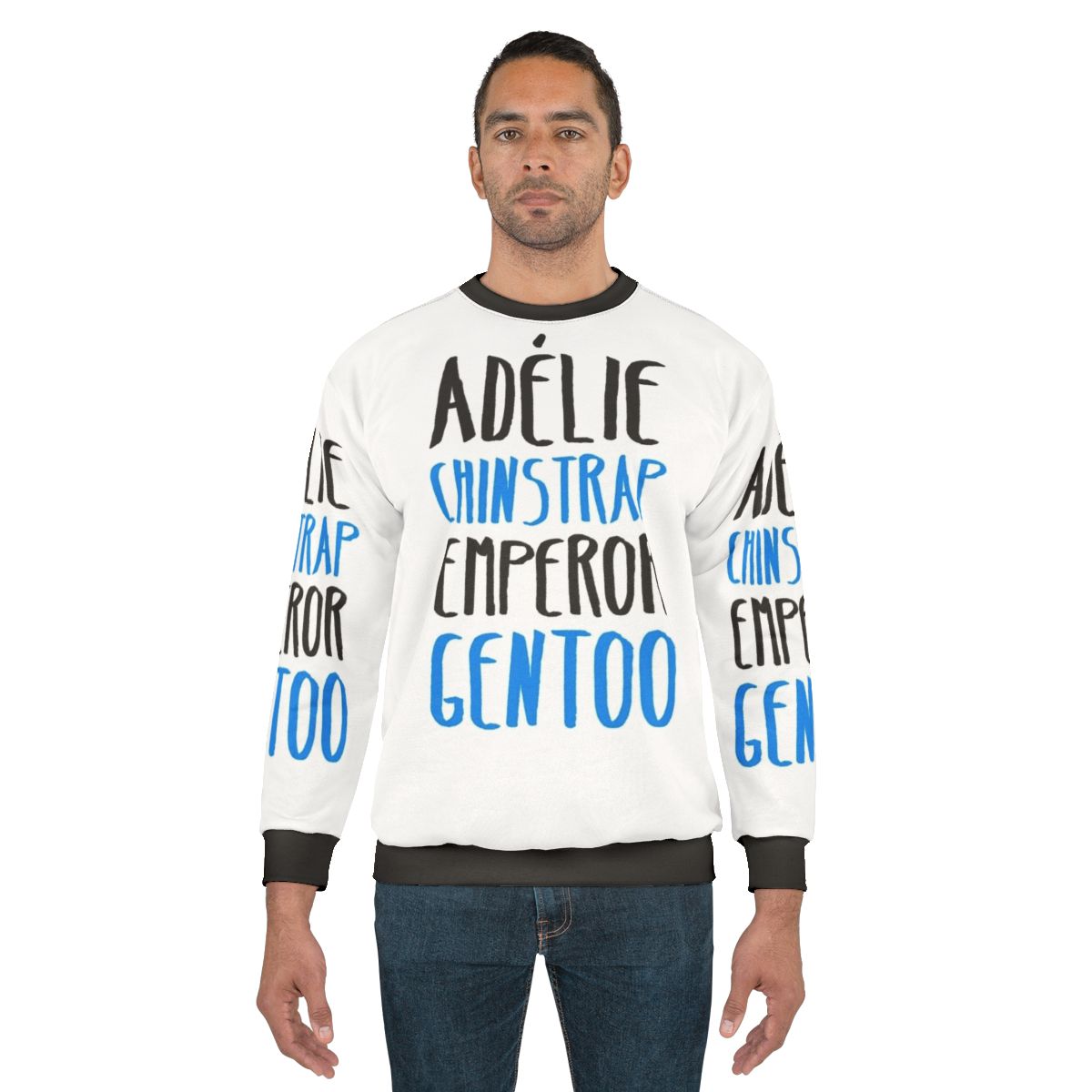 Adélie, Chinstrap, Emperor & Gentoo Penguins Sweatshirt
