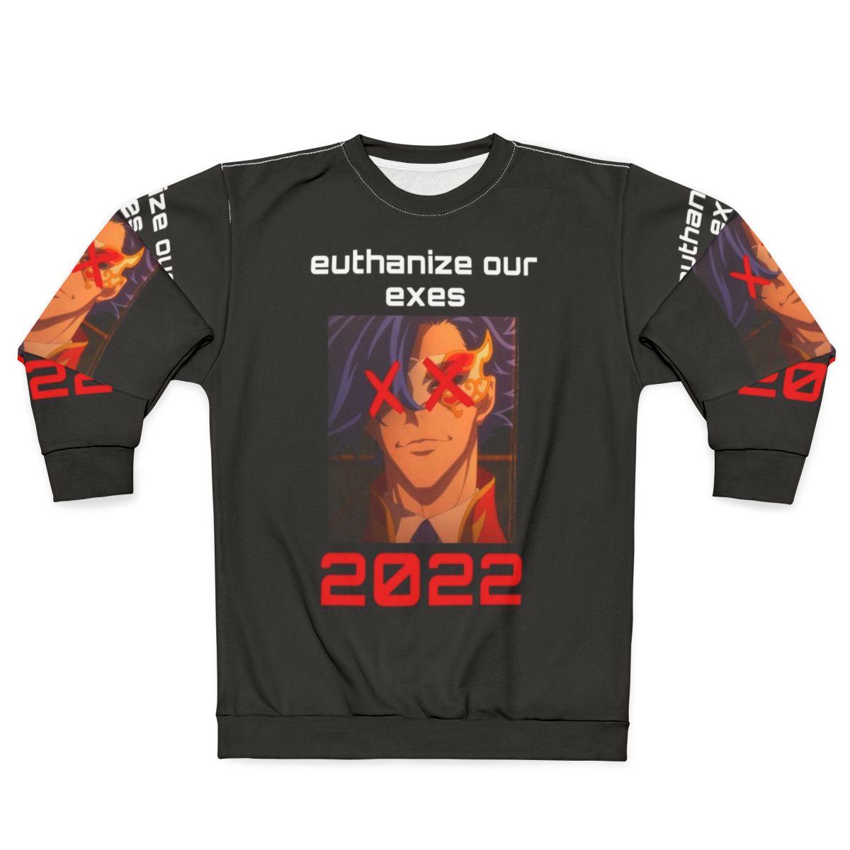 Anime-inspired "Sk8 the Infinity" graphic sweatshirt