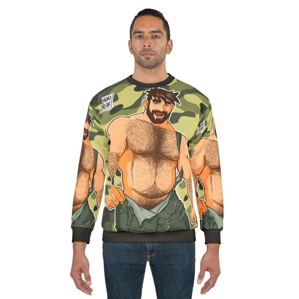 Camouflage sweatshirt for men