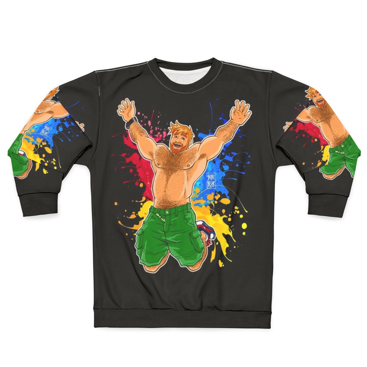 Adam Likes Summer Ginger Edition Sweatshirt featuring a gay bear design