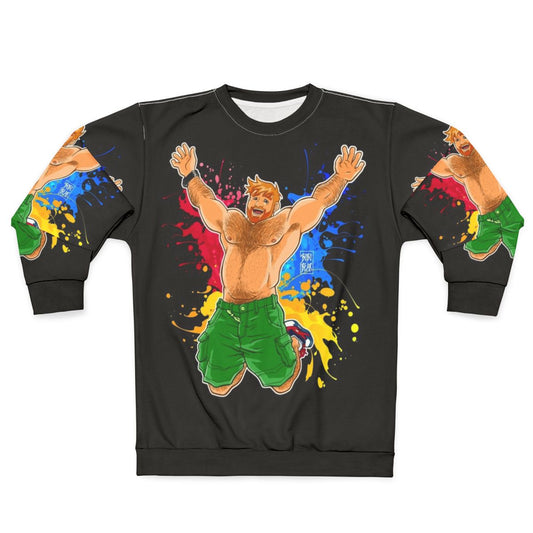 Adam Likes Summer Ginger Edition Sweatshirt featuring a gay bear design