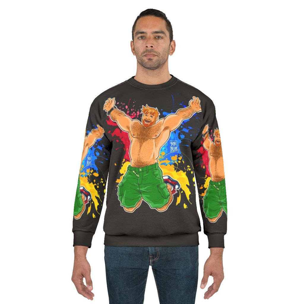 Adam Likes Summer Ginger Edition Sweatshirt featuring a gay bear design