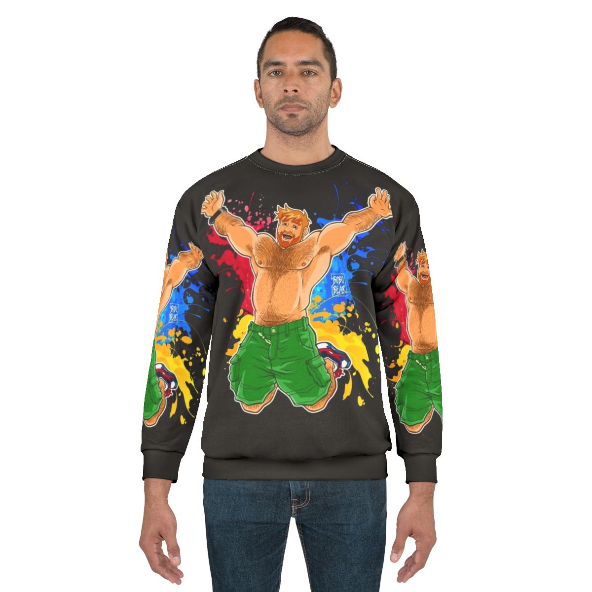 Adam Likes Summer Ginger Edition Sweatshirt featuring a gay bear design