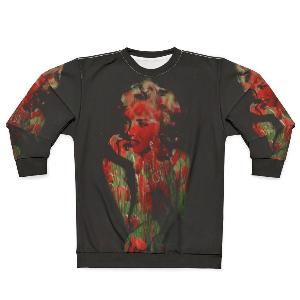 Addiction Calling Sweatshirt featuring abstract, colorful, neon design