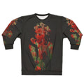 Addiction Calling Sweatshirt featuring abstract, colorful, neon design