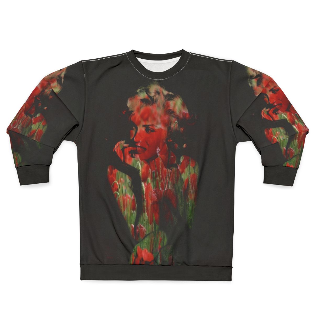 Addiction Calling Sweatshirt featuring abstract, colorful, neon design